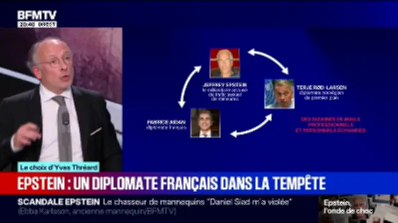 Affaire Epstein : Fabrice Aidan, l'ex-diplomate français mis en cause