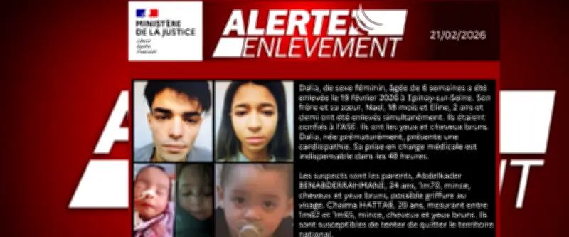Alerte enlèvement : les parents visés par des mandats d'arrêt européens, deux enfants toujours introuvables