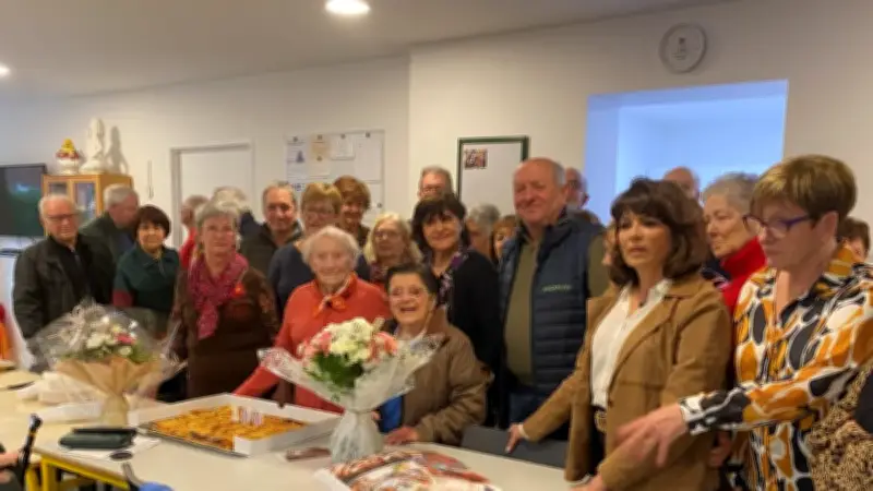 Andrée Mordasini, alias 'Mamie Pomme', célèbre ses 100 ans à Saint-Geniès-des-Mourgues