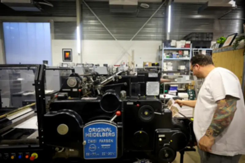 Atelier Bulk à Eysines : l'imprimerie qui séduit le luxe français avec des presses anciennes