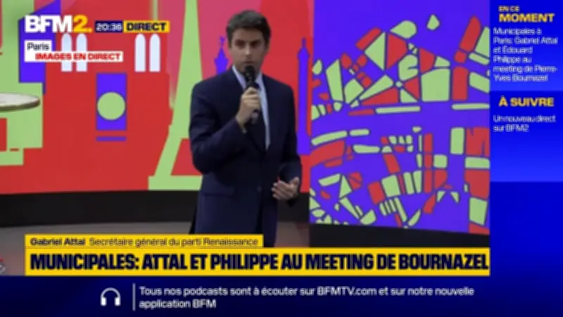 Attal critique la gestion de Paris : endettement et immobilisme dénoncés