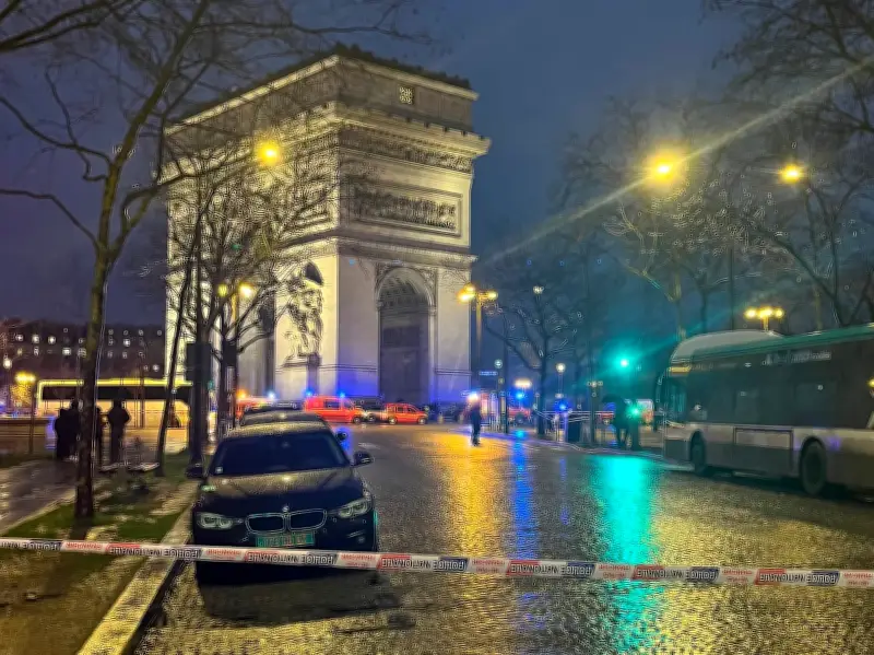 Attaque au couteau sous l'Arc de Triomphe : un homme grièvement blessé par les gendarmes