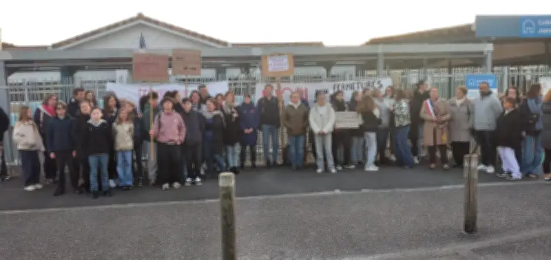 Audenge : trois jours de mobilisation contre la suppression de classes au collège Jean-Verdier