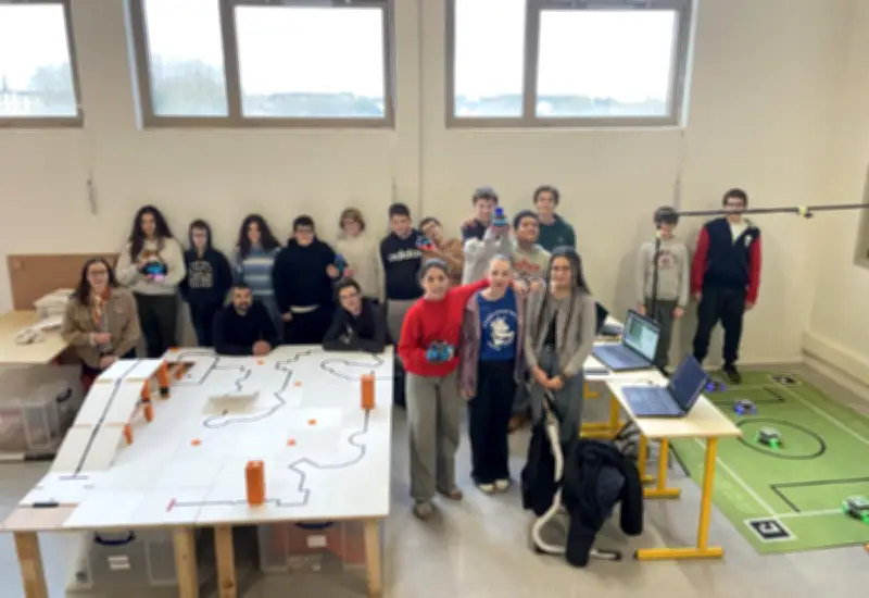 Bazas : les collégiens d'Ausone en pleine préparation pour la RoboCupJunior