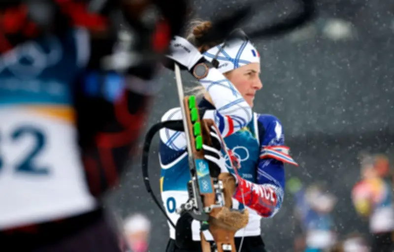 Biathlon français en or à Anterselva, mais Braisaz-Bouchet en souffrance