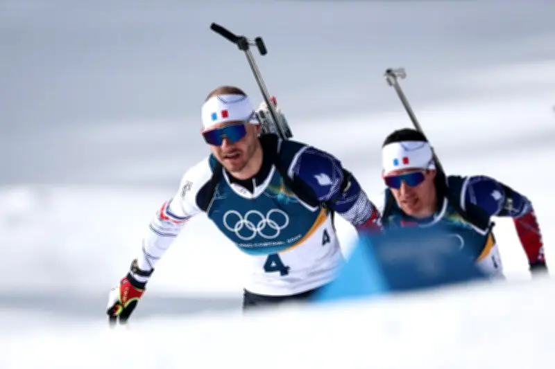 Biathlon : les Bleus veulent briser la malédiction du relais masculin aux JO
