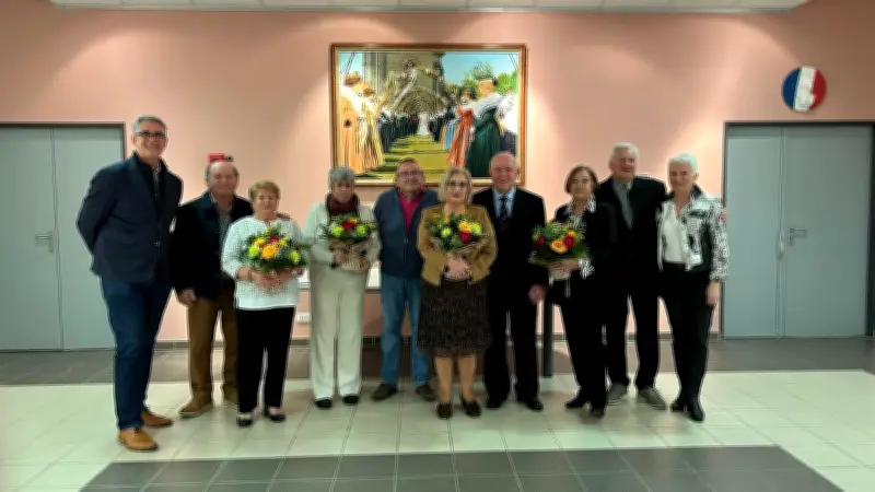 Caissargues honore ses couples aux noces d'or lors d'une cérémonie émouvante