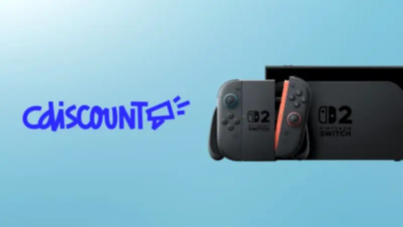 Cdiscount casse les prix de la Nintendo Switch 2 avant la Saint-Valentin
