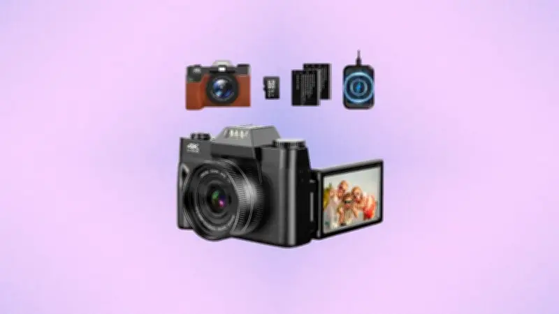 Cdiscount propose un appareil photo numérique à moins de 80€ avec écran pivot et vidéo 4K