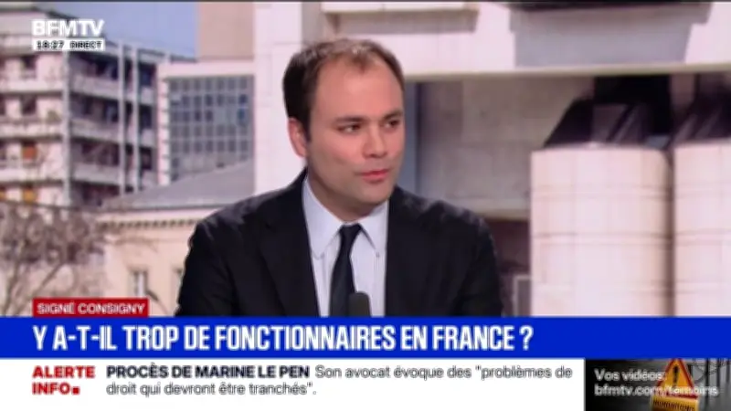 Charles Consigny propose la suppression du statut de fonctionnaire