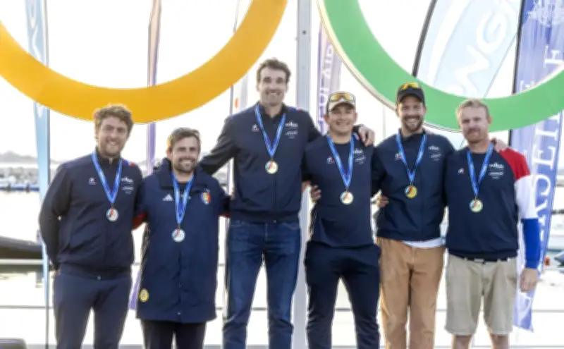 Clément Péquin et Erwan Fischer champions de France de 49er pour la deuxième fois