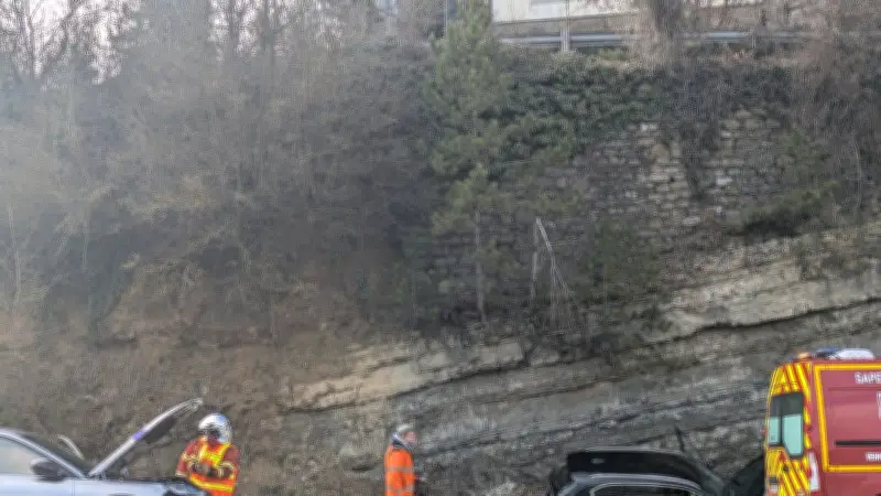 Collision entre une voiture de police et un SUV sur la RN88 à Mende : quatre blessés légers