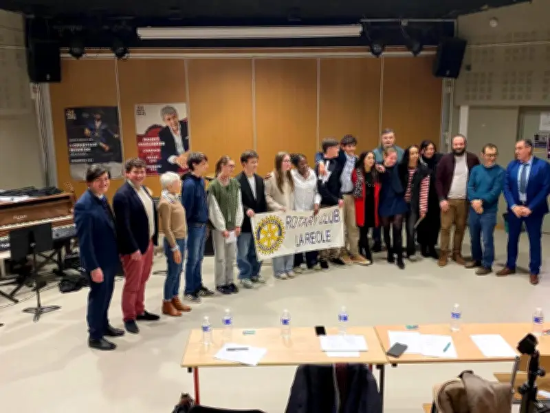 Concours d'éloquence du Rotary : trois élèves de La Réole qualifiés pour la finale