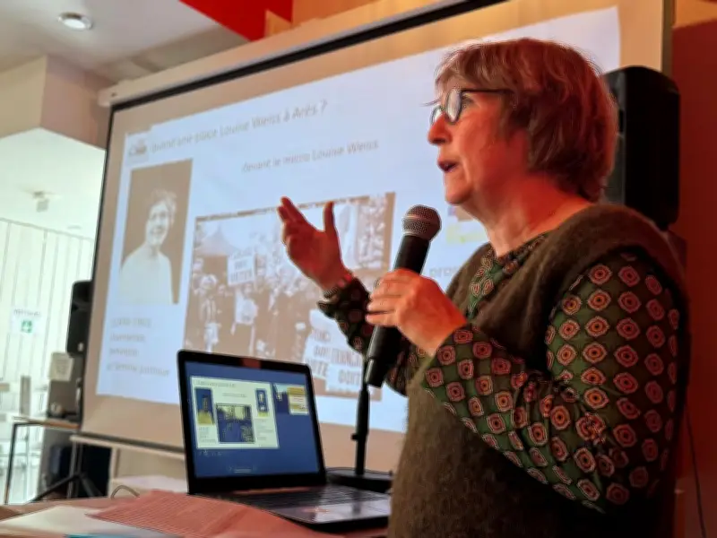 Conférence sur Sophie Wallerstein et Louise Weiss à Andernos : un succès public