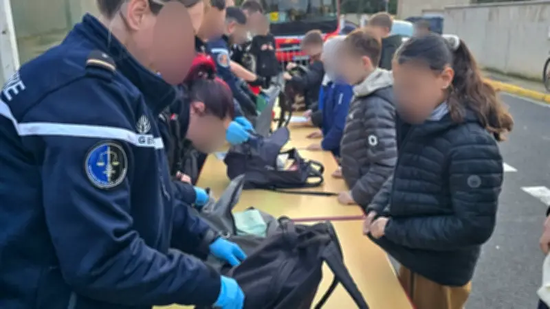 Contrôles de sacs au collège de Paulhan : aucune arme découverte lors de l'opération gendarmerie