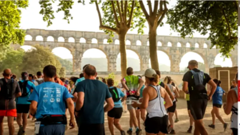 Course caritative au Pont du Gard : un événement sportif pour soutenir les soignants