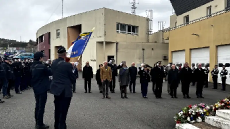 Cérémonie à Mende pour honorer les gendarmes victimes du devoir