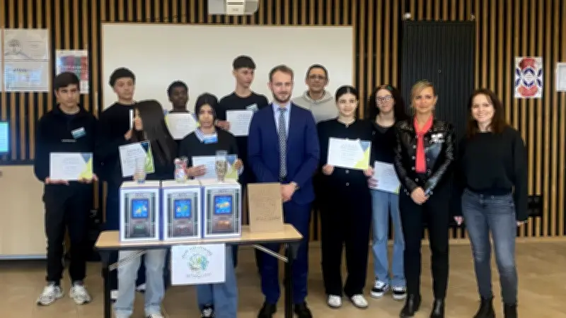 Des collégiens de Nîmes créent un hub solidaire pour la collecte des déchets