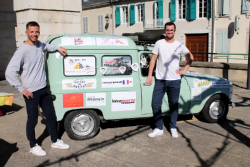 Deux amis béarnais relèvent le défi du 4L Trophy pour sceller leur amitié