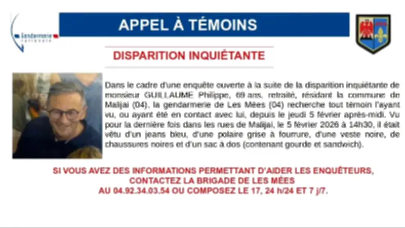 Disparition inquiétante d'un ancien médecin lors d'une randonnée dans les Alpes-de-Haute-Provence