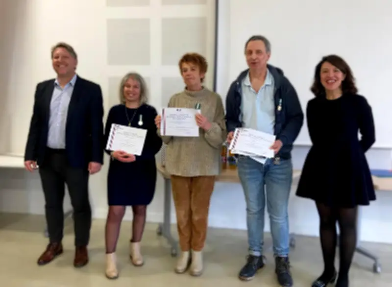 Dompierre-sur-Mer honore ses agents pour 20 à 35 ans de service public