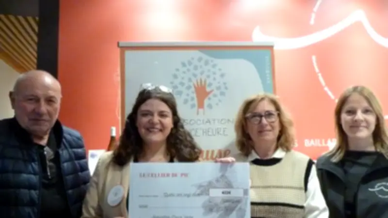 Douce’heure reçoit 422 € du Cellier du Pic pour les enfants hospitalisés