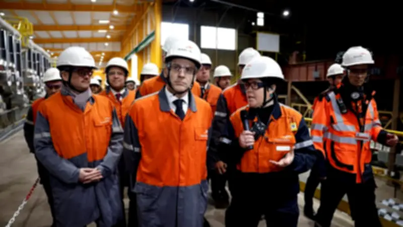 Dunkerque : Macron salue l'investissement d'ArcelorMittal et appelle à ne pas céder à la fatalité