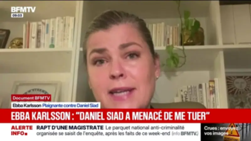 Ebba Karlsson porte plainte contre Daniel Siad 36 ans après les faits présumés