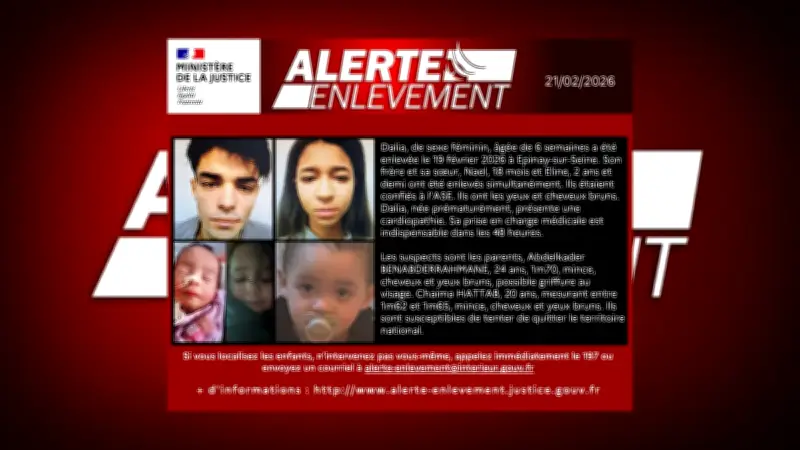 Enlèvement en Seine-Saint-Denis : le bébé retrouvé à Lille, deux enfants et leurs parents toujours recherchés