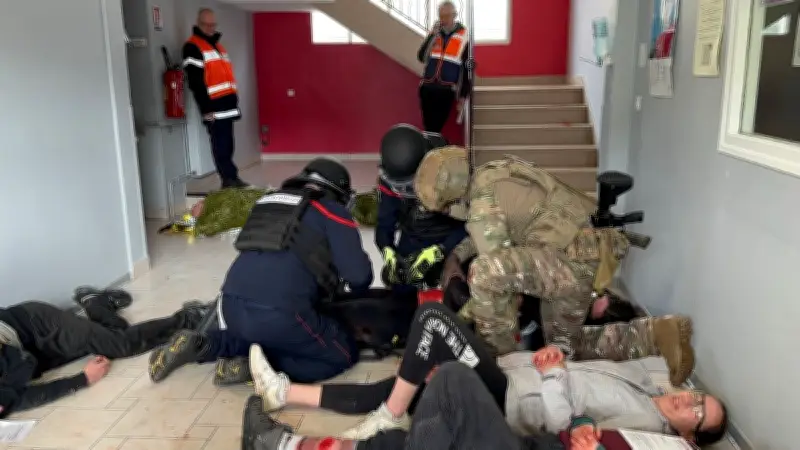 Exercice antiterroriste en Lozère : simulation d'une prise d'otages à l'hôpital de Mende