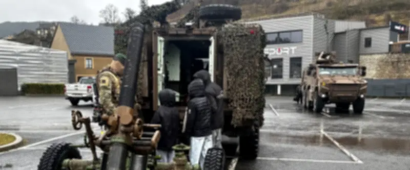 Exercice Gévaudan 2026 : Les légionnaires présentent leur matériel militaire aux habitants de Mende