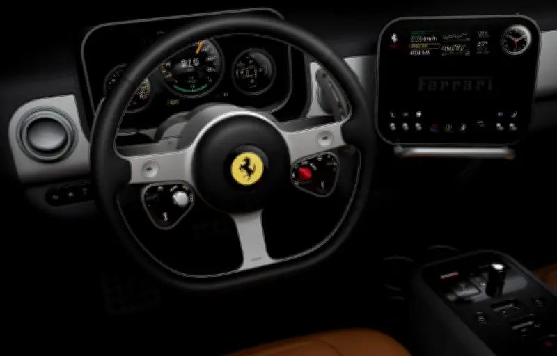 Ferrari Luce : L'intérieur électrique signé Jony Ive, un héritage revisité