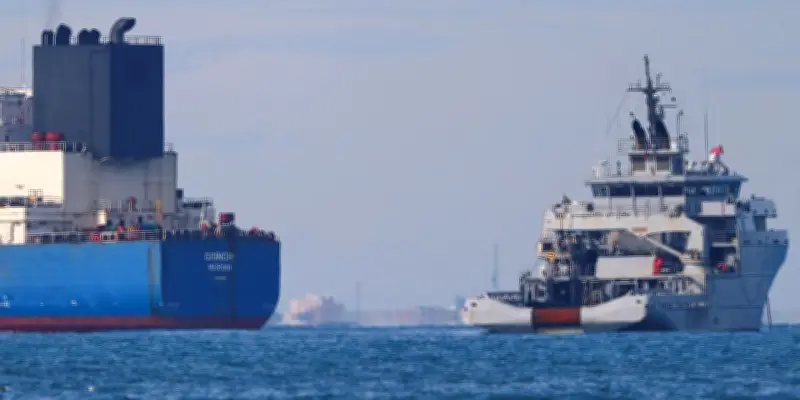 Fin de l'immobilisation du pétrolier russe Grinch dans le golfe de Fos