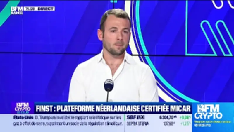 Finst, plateforme néerlandaise certifiée MiCAR, présentée sur BFM Crypto