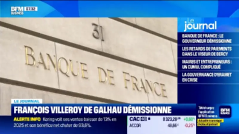 François Villeroy de Galhau quitte la Banque de France pour le secteur privé