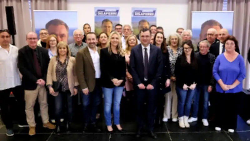 Frontignan 2026 : Cédric Delapierre (RN) présente sa liste municipale avec Sébastien Chenu