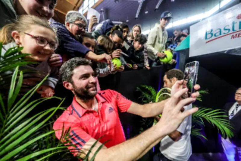 Gasquet et Simon, légendes du tennis, offrent un moment vintage à Pau