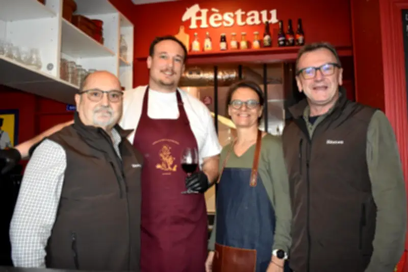 Hervé Dubès et Jean-Marc Coudoin ouvrent Hestau, une cave à vins et épicerie fine landaise