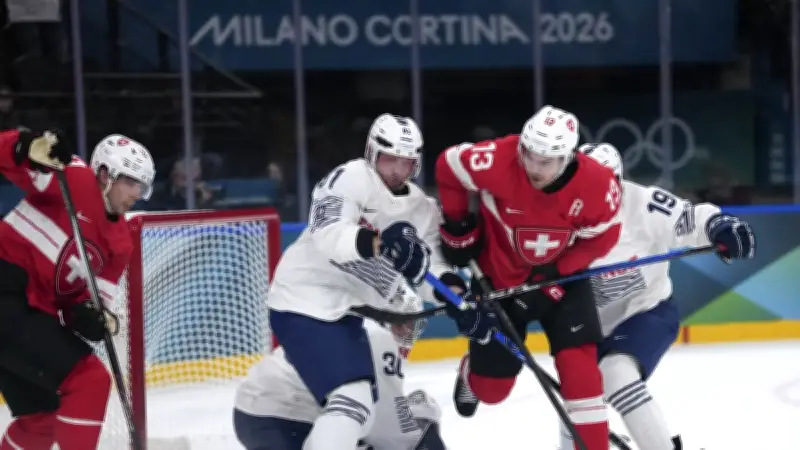 Hockey sur glace : la France battue par la Suisse aux JO d'hiver de Milan 2026