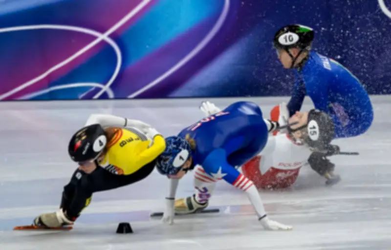 Incident grave en short-track : une patineuse polonaise blessée au visage aux JO 2026