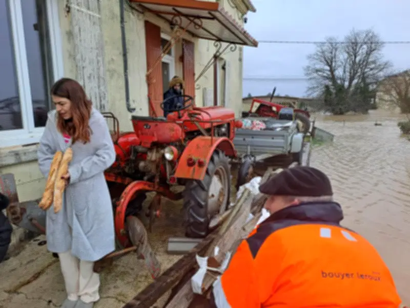 Inondations en Marmandais : la décrue lente laisse des villages isolés et sans électricité