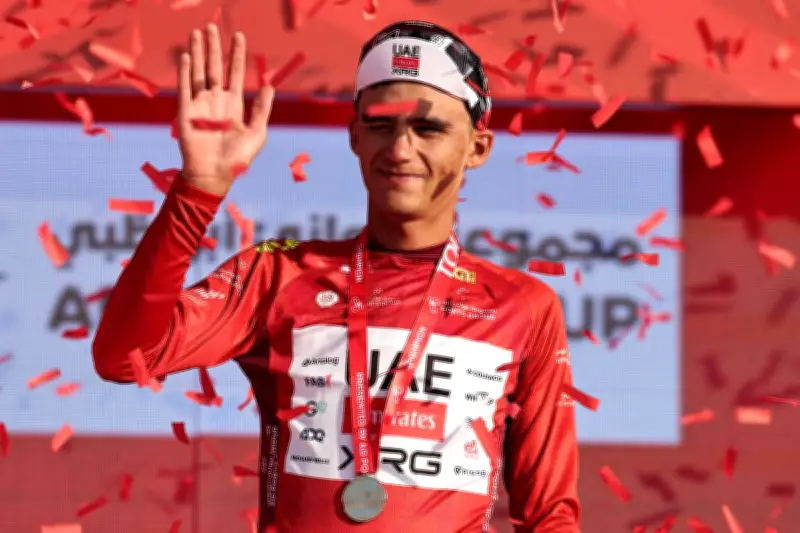 Isaac Del Toro s'impose au sommet de Jebel Hafeet et endosse le maillot de leader