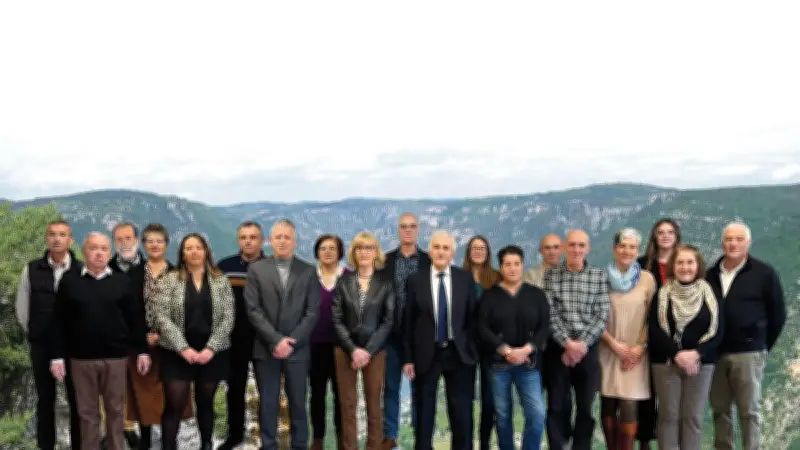 Jean-Paul Pourquier présente sa liste pour les municipales à Massegros-Causses-Gorges