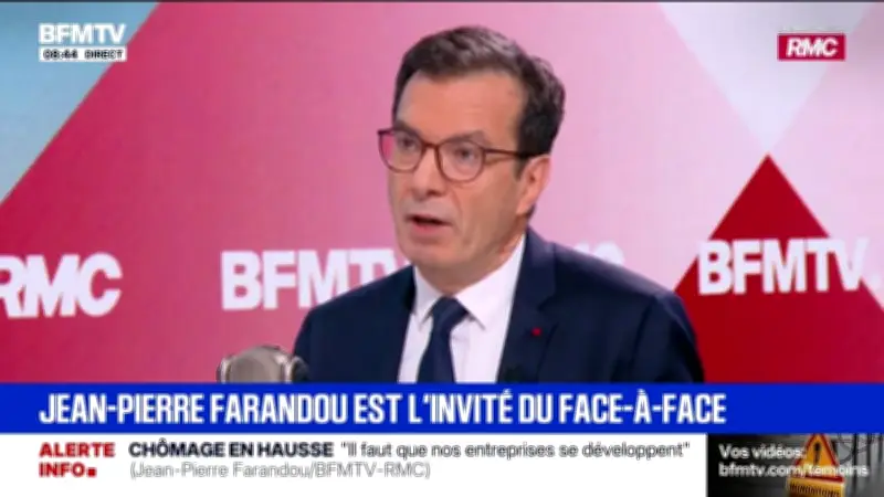 Jean-Pierre Farandou, ministre du Travail, souligne l'importance de la natalité en France