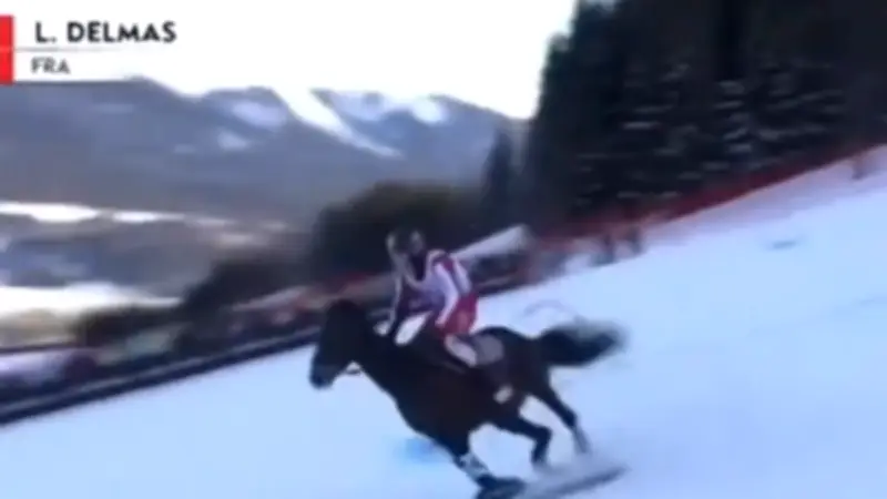 JO 2026 : Une vidéo IA de ski à cheval crée la confusion, le vrai sport existe