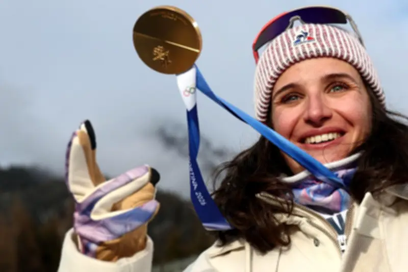 JO Milan-Cortina : Triplé français en biathlon, Laffont en bronze, Allègre au pied du podium