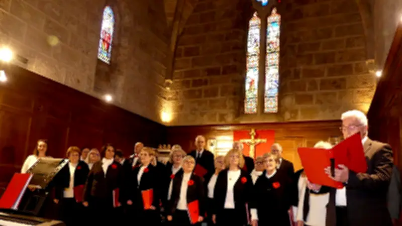 La Chorale des Quatre Cœurs enchante l'église et intervient dans les Ehpad de l'Hérault