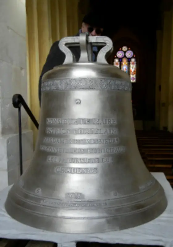 La cloche Jeanne de retour à Chadenac après deux ans de restauration