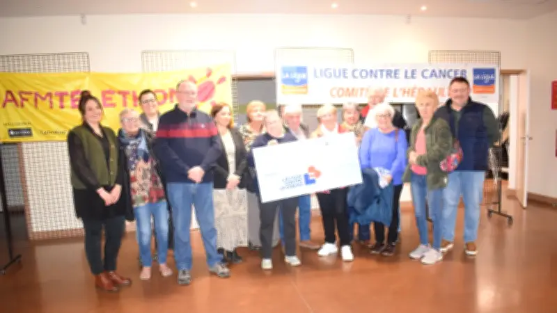 La Ligue contre le cancer célébrée à Villeneuve-lès-Béziers pour son action solidaire