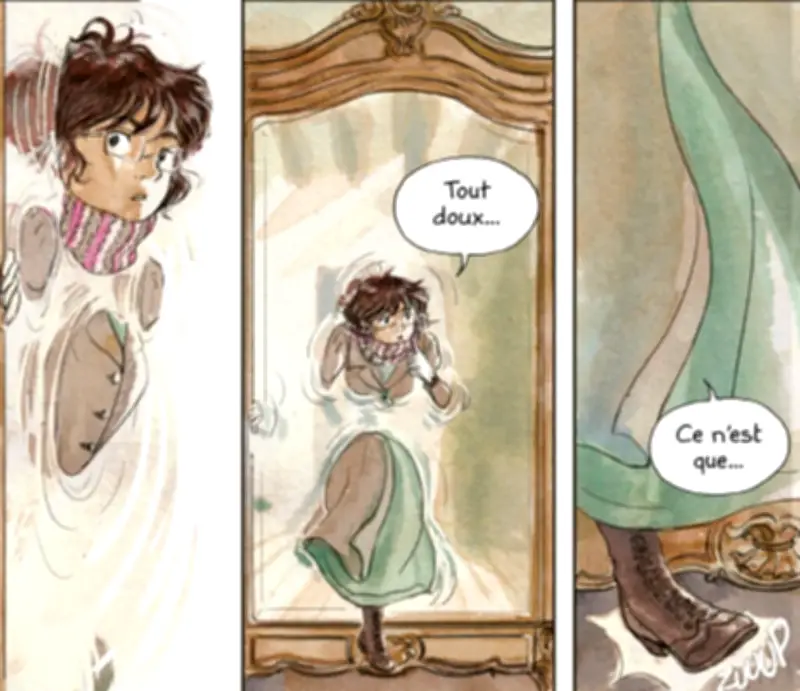 La Passe-Miroir en BD : Ophélie Crève l'Image dans une Adaptation Audacieuse